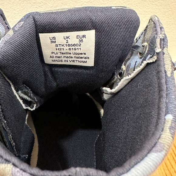 NIB Sperry Saltwater Water Resistant Camo Duck Boot, Little Kid 3 - Picture 5 of 8